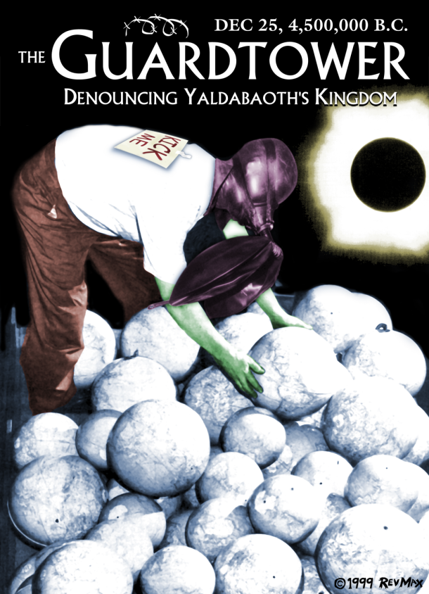 "And when Sophia left behind a part of light, the Arrogant One laid hold of it... Now when the Arrogant One had taken a part of the light, he sowed it. And he placed powers over it and Authorities. And he enclosed it in the aeons which are dead."

"Letter of Peter to Philip." The Nag Hammadi Library. Ed. James Robinson. HarperCollins, 1978. 435.